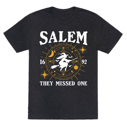 Salem They Missed One 1692 Unisex Triblend Tee
