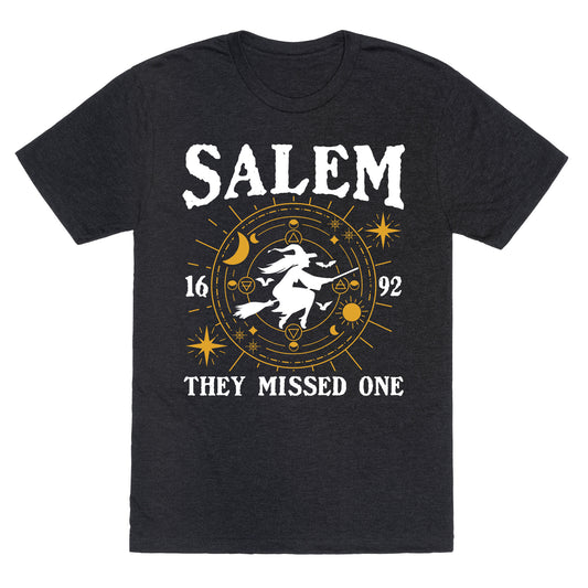 Salem They Missed One 1692 Unisex Triblend Tee