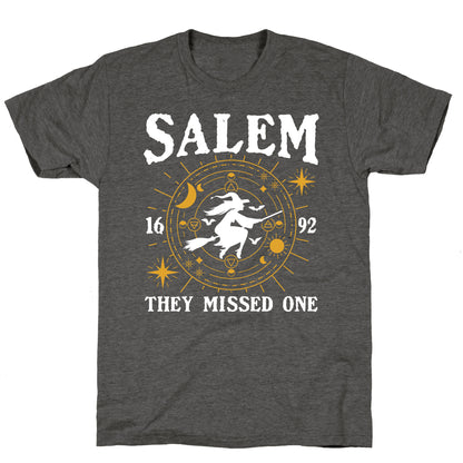 Salem They Missed One 1692 Unisex Triblend Tee
