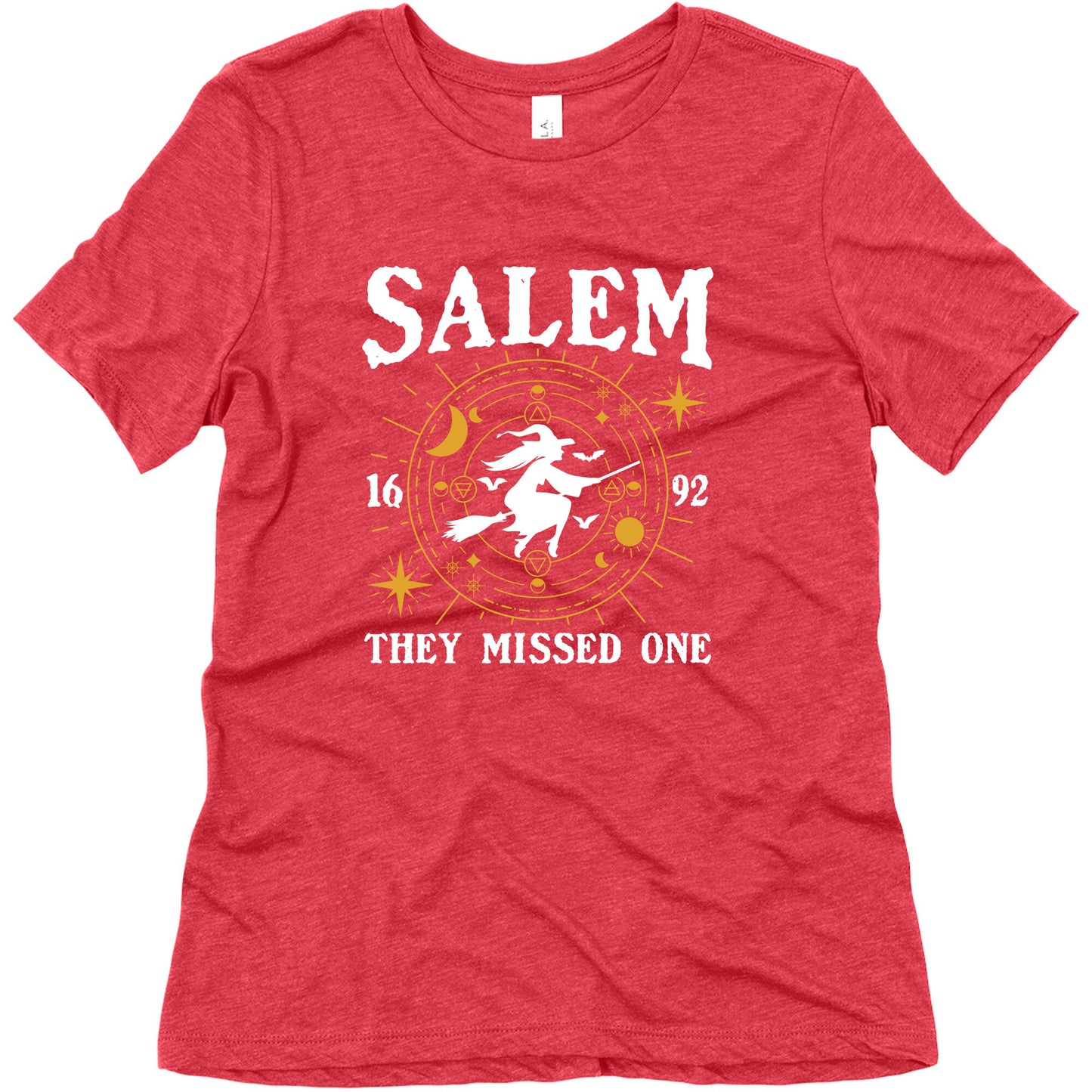 Salem They Missed One 1692 Womens Relaxed Fit Triblend Tee