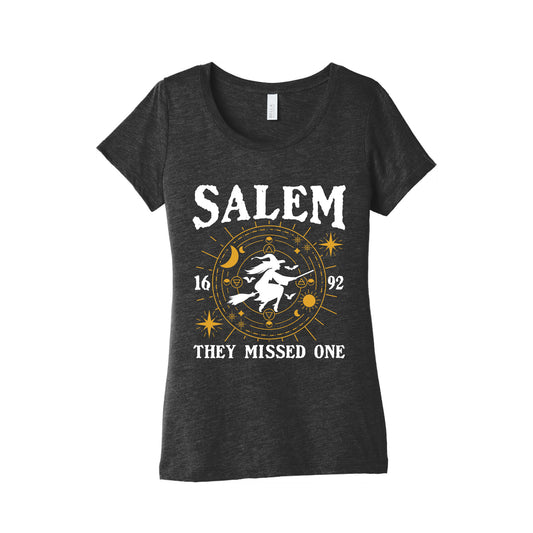 Salem They Missed One 1692 Womens Triblend Tee