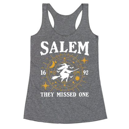 Salem They Missed One 1692 Racerback Tank