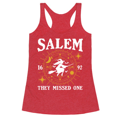 Salem They Missed One 1692 Racerback Tank