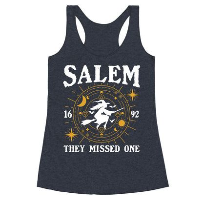 Salem They Missed One 1692 Racerback Tank
