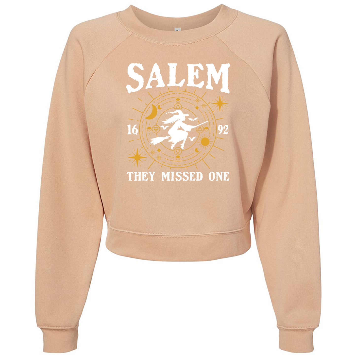 Salem They Missed One 1692 Womens Raglan Pullover Fleece