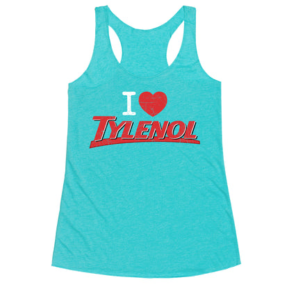 I Love Tylenol Racerback Tank