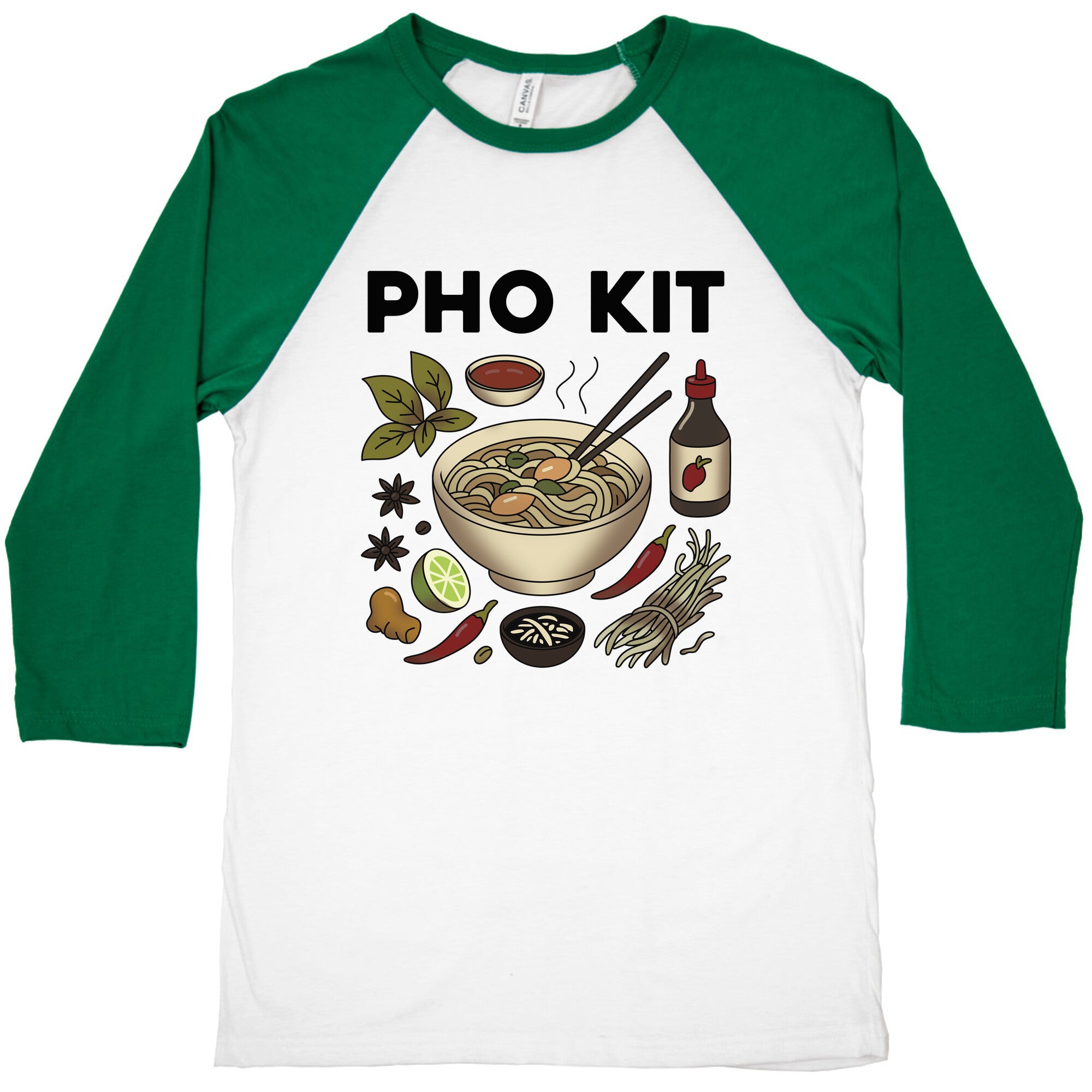 Pho Kit Baseball Tee