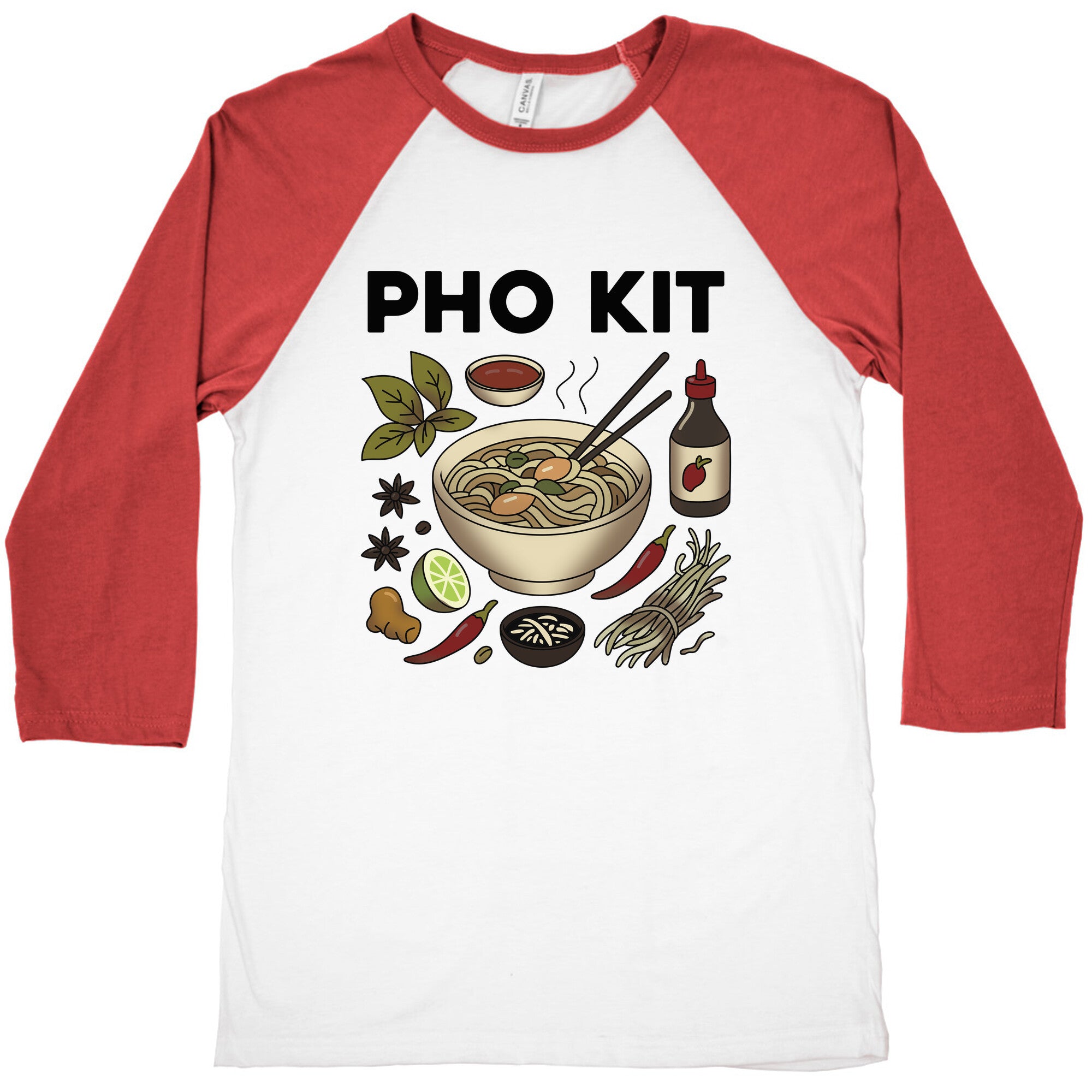 Pho Kit Baseball Tee