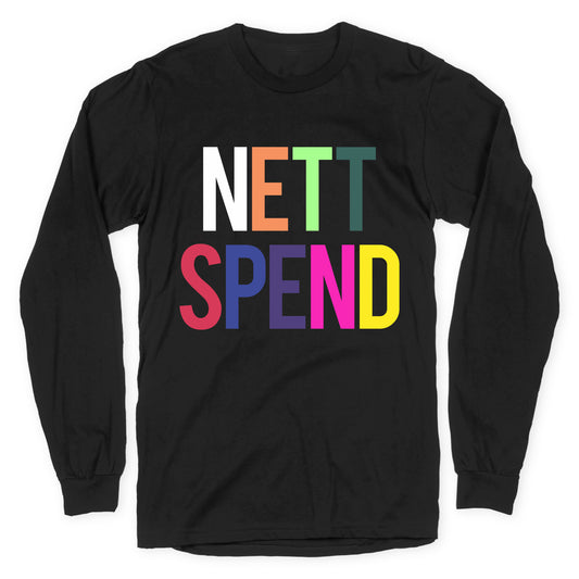 Nett Spend Rainbow Longsleeve Tee
