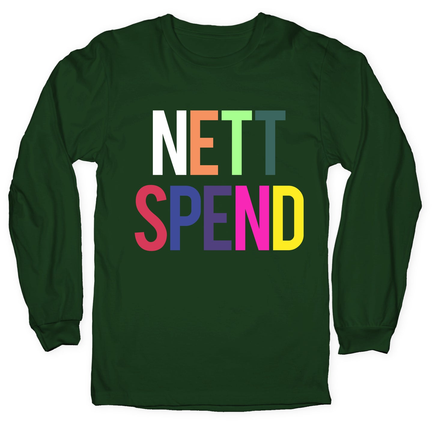 Nett Spend Rainbow Longsleeve Tee