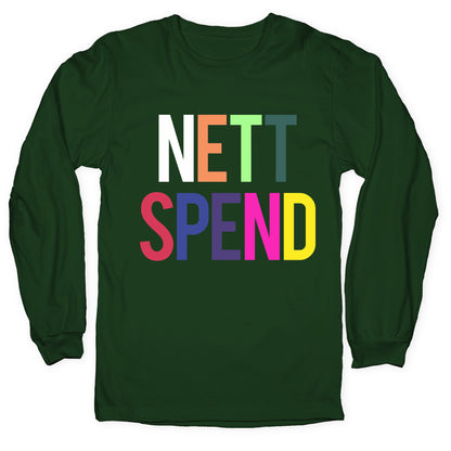 Nett Spend Rainbow Longsleeve Tee