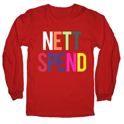 Nett Spend Rainbow Longsleeve Tee