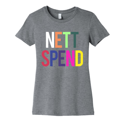 Nett Spend Rainbow Womens Cotton Tee