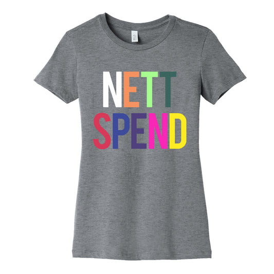 Nett Spend Rainbow Womens Cotton Tee