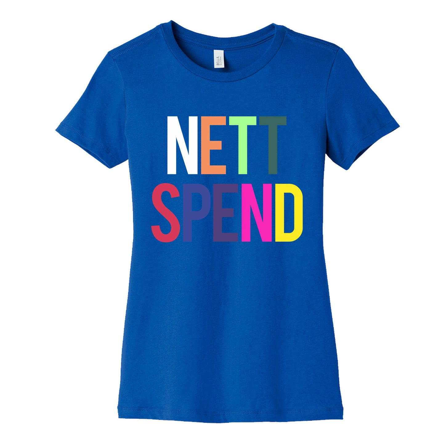 Nett Spend Rainbow Womens Cotton Tee
