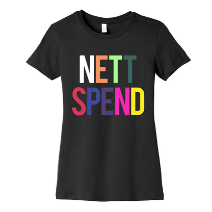 Nett Spend Rainbow Womens Cotton Tee