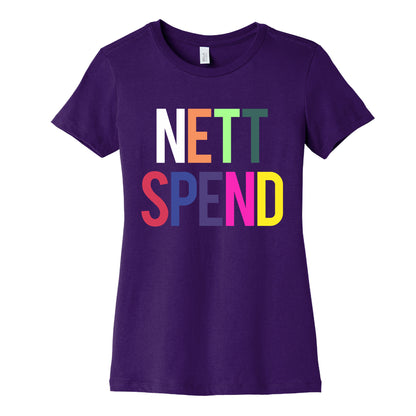 Nett Spend Rainbow Womens Cotton Tee
