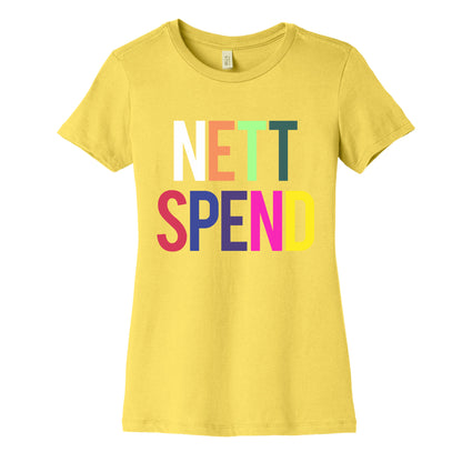 Nett Spend Rainbow Womens Cotton Tee