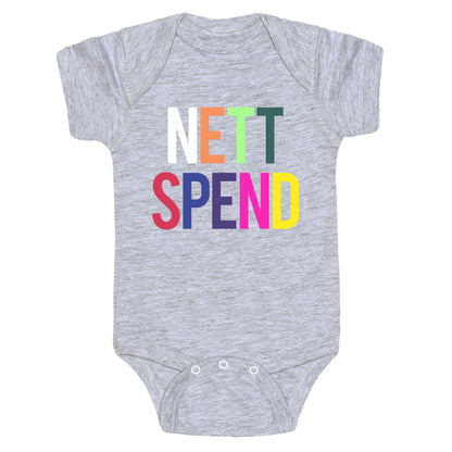 Nett Spend Rainbow Baby One-Piece