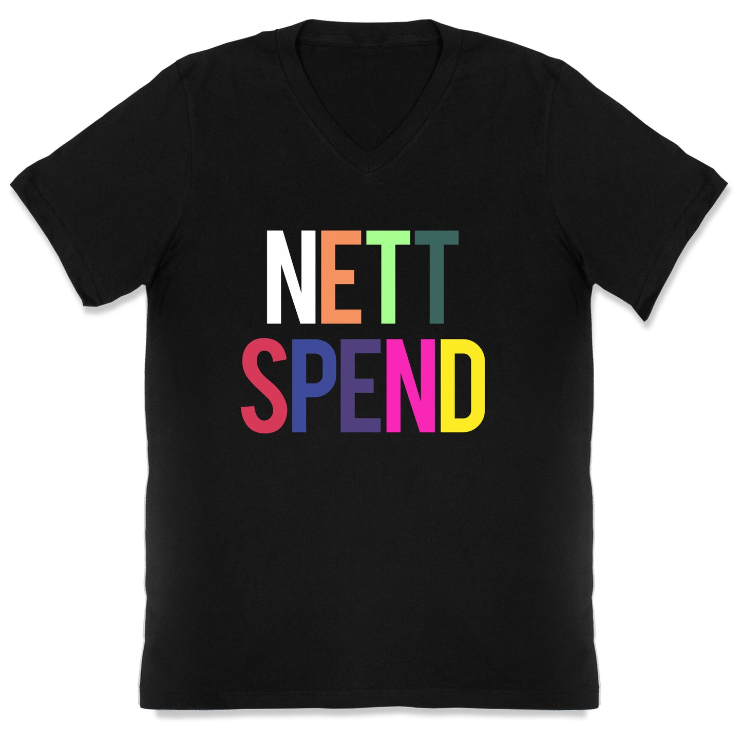 Nett Spend Rainbow V-Neck