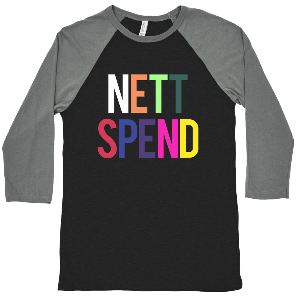 Nett Spend Rainbow Baseball Tee