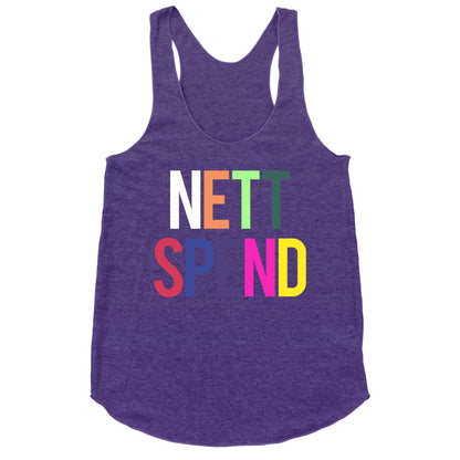 Nett Spend Rainbow Racerback Tank