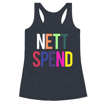 Nett Spend Rainbow Racerback Tank