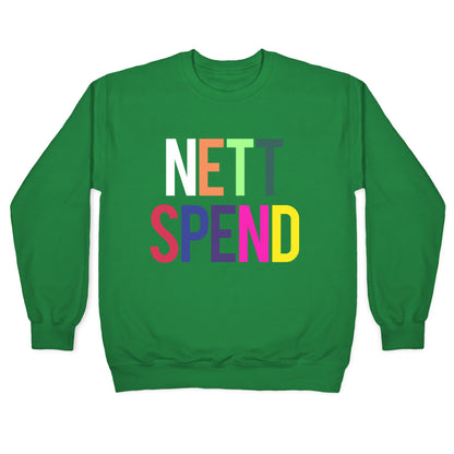 Nett Spend Rainbow Crewneck Sweatshirt