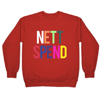 Nett Spend Rainbow Crewneck Sweatshirt
