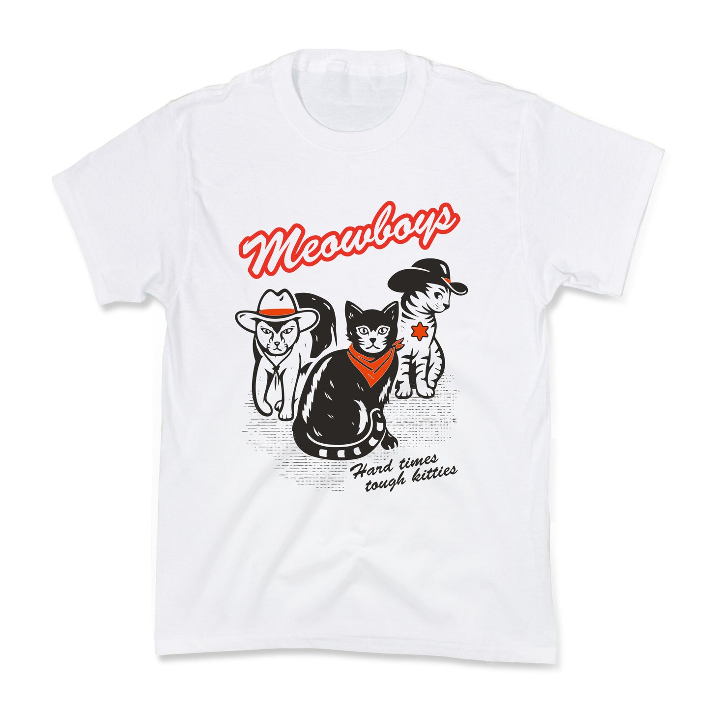 Meowboys Kids Tee