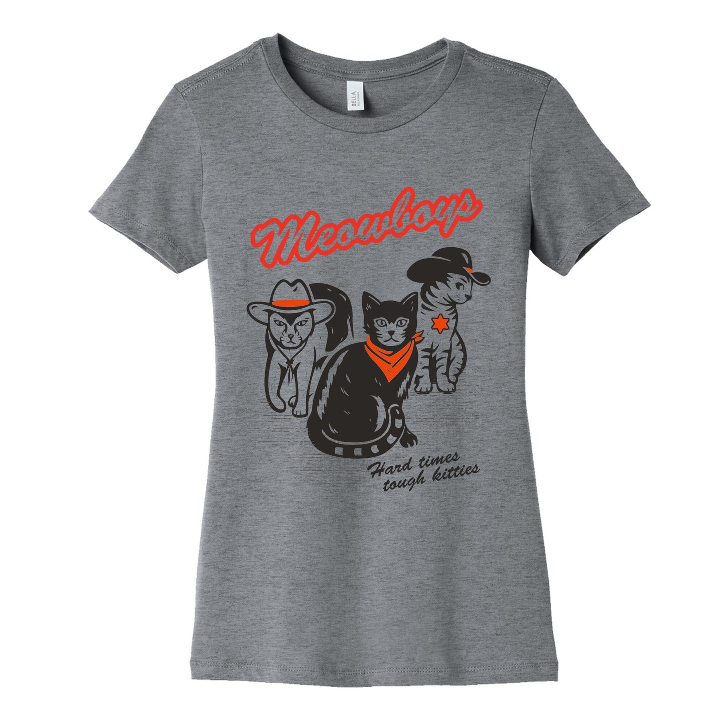 Meowboys Womens Cotton Tee