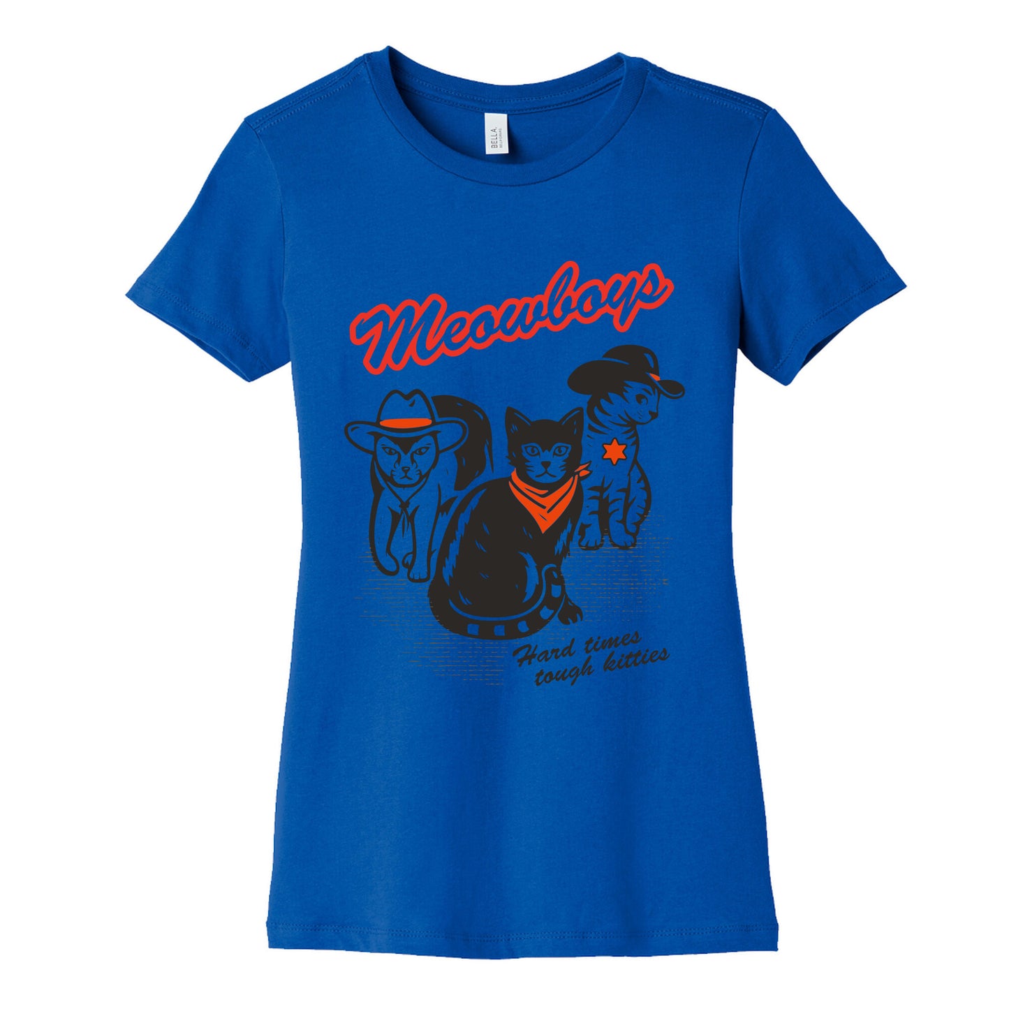 Meowboys Womens Cotton Tee