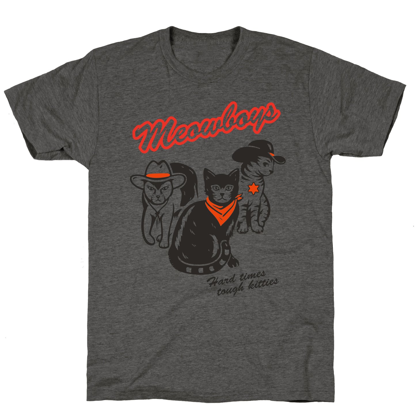 Meowboys Unisex Triblend Tee