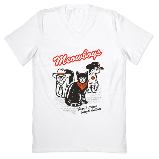 Meowboys V-Neck