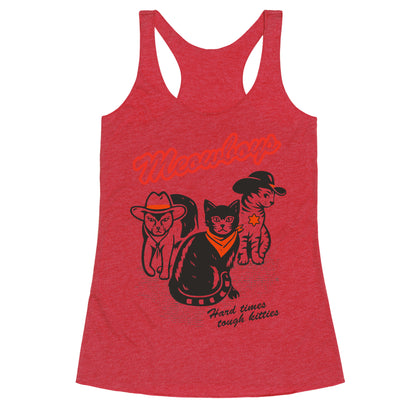 Meowboys Racerback Tank
