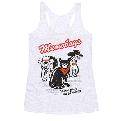 Meowboys Racerback Tank