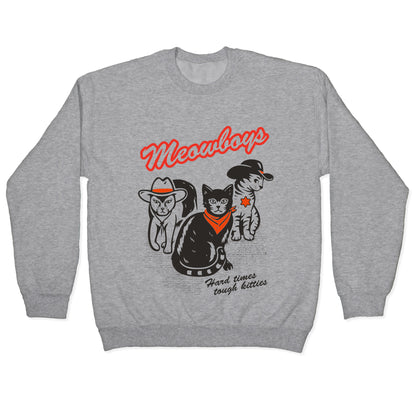 Meowboys Crewneck Sweatshirt