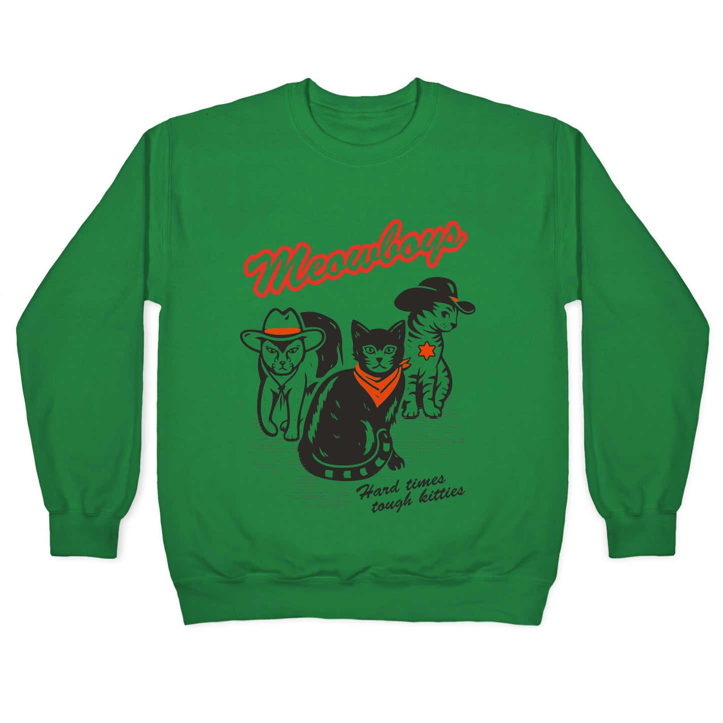 Meowboys Crewneck Sweatshirt