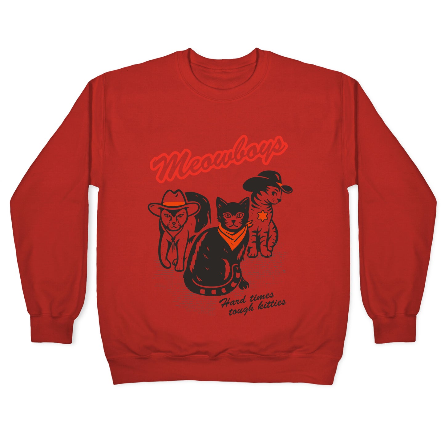 Meowboys Crewneck Sweatshirt