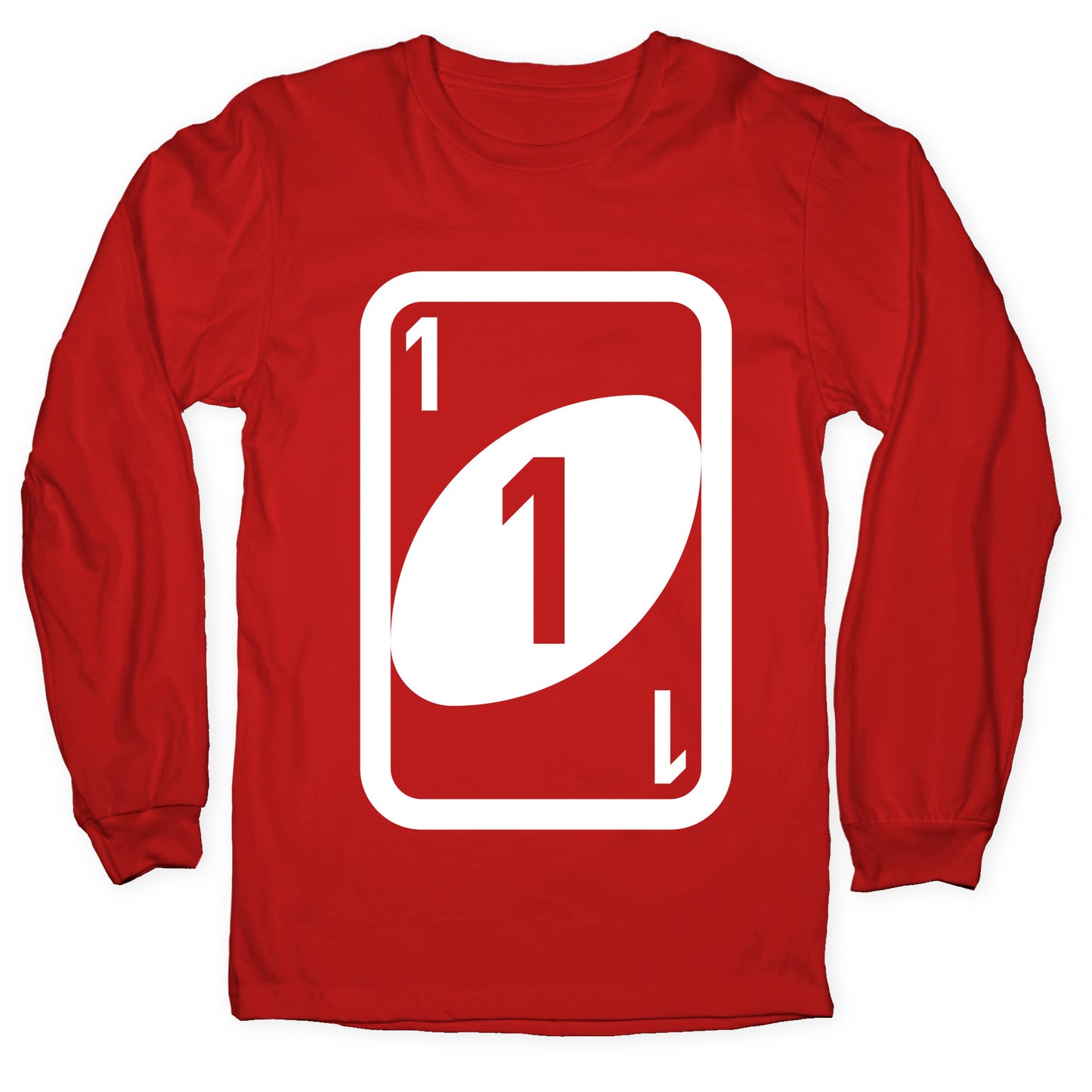 Uno Halloween Costume Longsleeve Tee