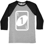 Uno Halloween Costume Baseball Tee