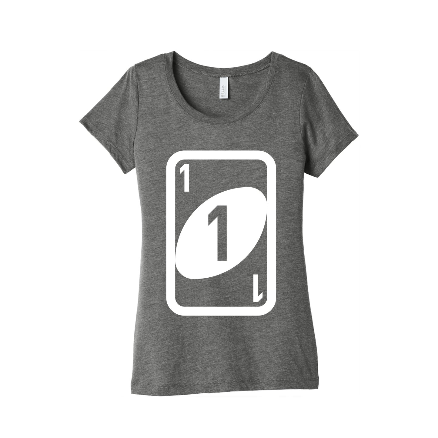 Uno Halloween Costume Womens Triblend Tee