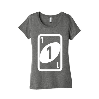 Uno Halloween Costume Womens Triblend Tee