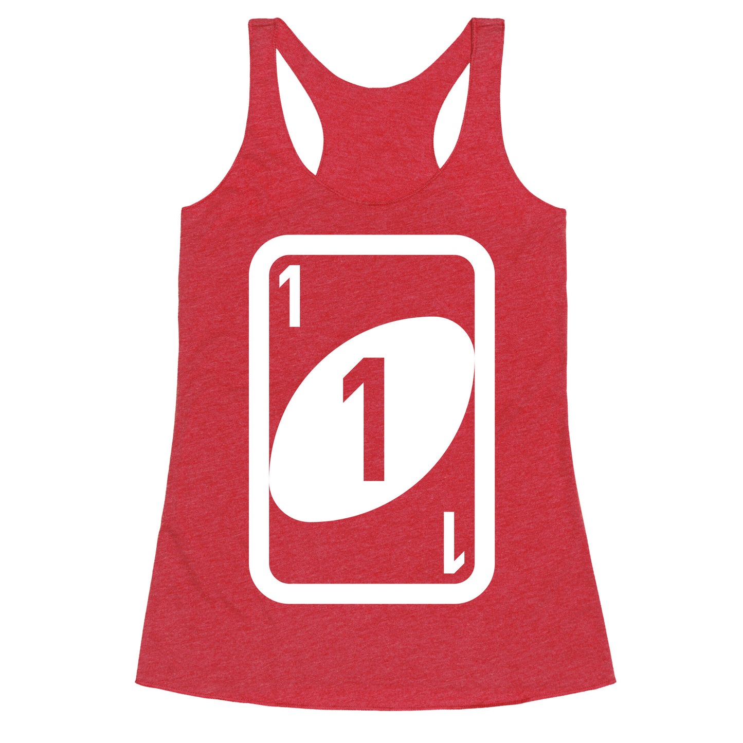 Uno Halloween Costume Racerback Tank
