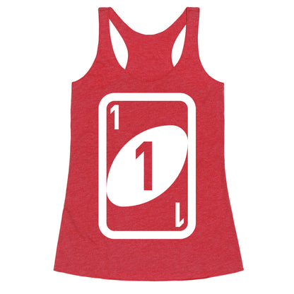 Uno Halloween Costume Racerback Tank
