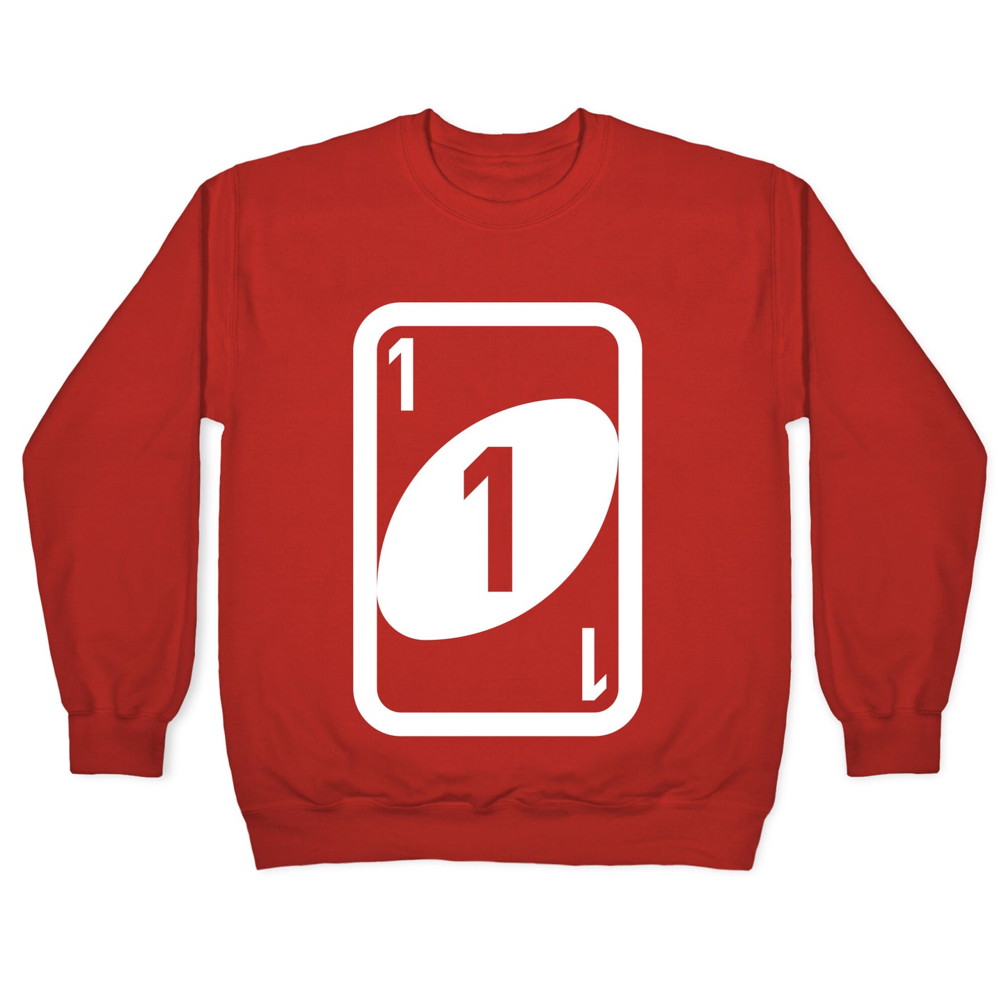 Uno Halloween Costume Crewneck Sweatshirt