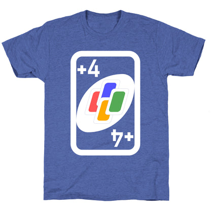 Uno Halloween Costume Unisex Triblend Tee