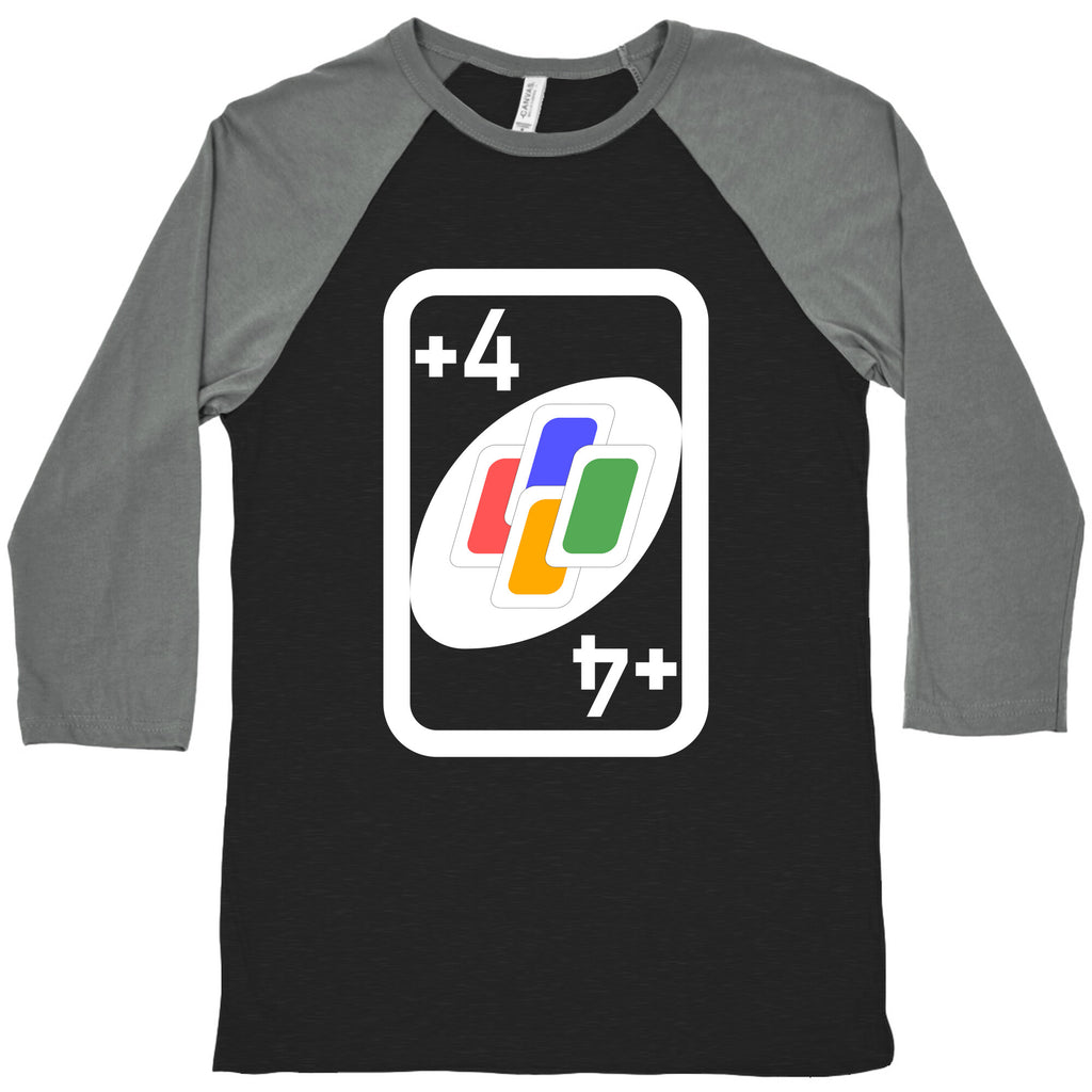 Uno Halloween Costume Baseball Tee