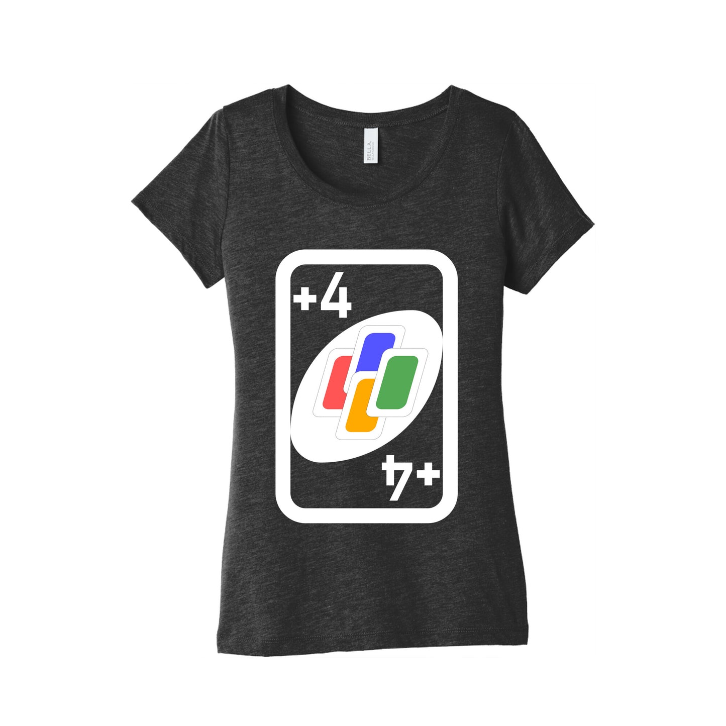 Uno Halloween Costume Womens Triblend Tee