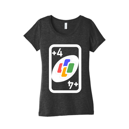 Uno Halloween Costume Womens Triblend Tee